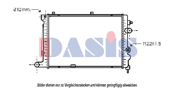 AKS DASIS Radiators, Motora dzesēšanas sistēma 150210N